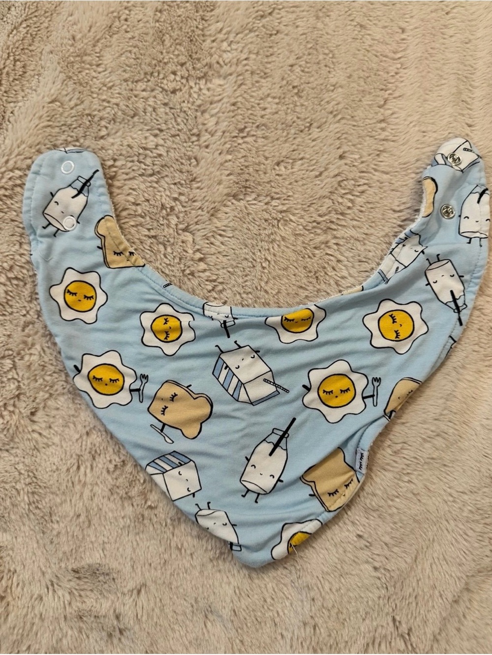 Little Sleepies Breakfast Buddies Bandana Bib
